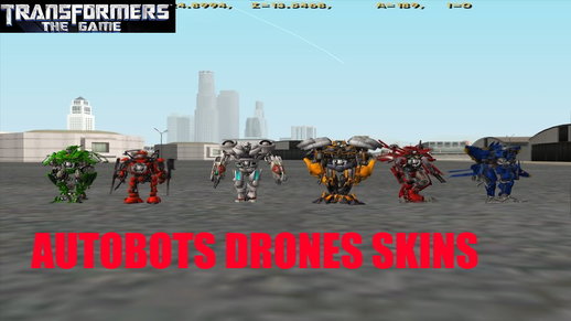 Transformers The Game Autobots Drones Skins