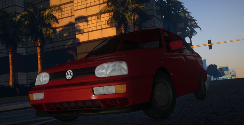 Gta San Andreas Volkswagen Vento [Golf Mk3 Front] Mod - Gtainside.com