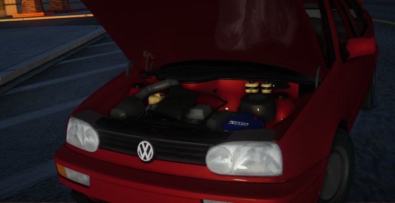 Gta San Andreas Volkswagen Vento [Golf Mk3 Front] Mod - Gtainside.com