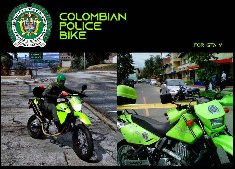 GTA 5 Colombia National Police - Policia Nacional de Colombia SKIN  Replacement for GTA V - Skin de Policia Nacional Colombia Mod 