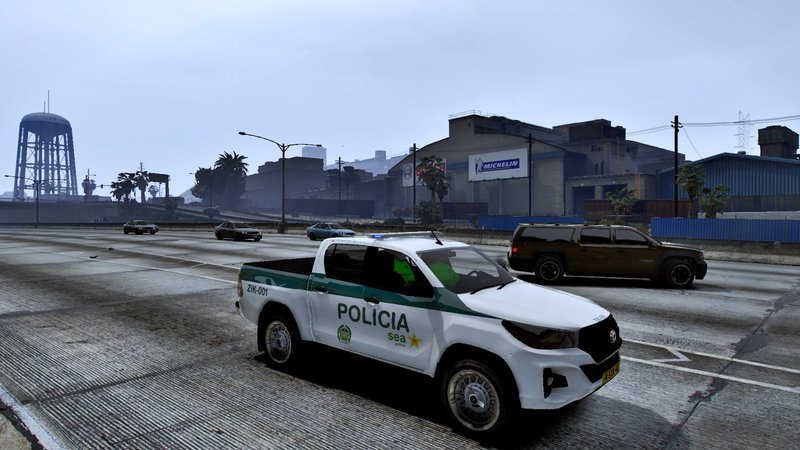 GTA V MOD Policia - Carro HILUX da Policia 