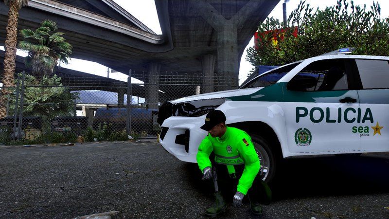 GTA V MOD Policia - Carro HILUX da Policia 