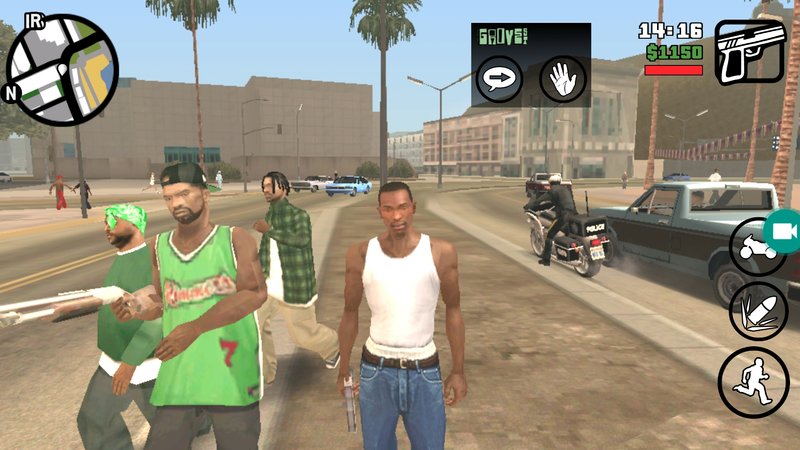 GTA San Andreas Teleport Homies If Far Away for Mobile Mod - GTAinside.com