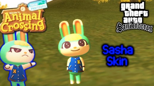 Animal Crossing New Horizons Sasha Skin