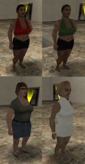 GTA SA Barefeet Skin Pack 7 (Final)