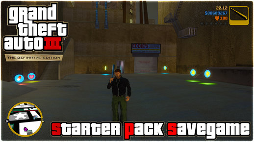 GTA III Definitive Edition - Starter Pack Savegame