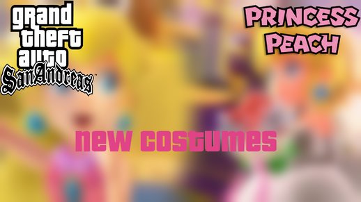 Playable Princess Peach - Costumes 