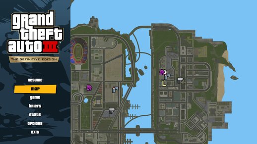 HD Satellite Map For GTA3