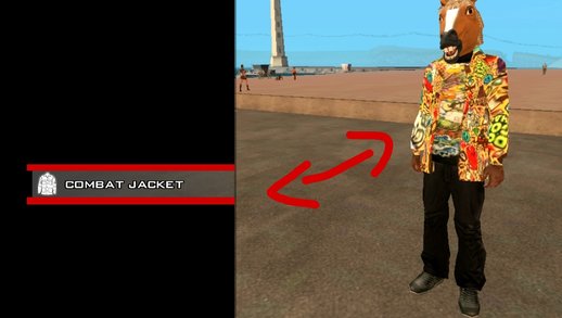 Cartoon Skin Combat Jacket