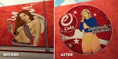 e Cola Girl Mural