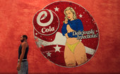 e Cola Girl Mural