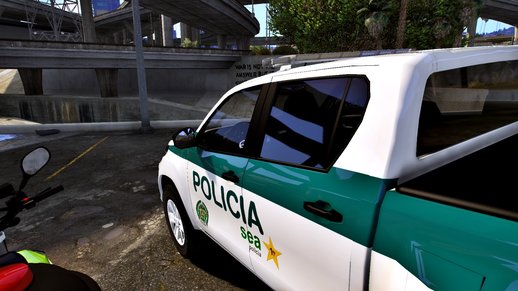 Colombia National Police Patrol (ELS) - Camioneta Policia Nacional Colombia 2019 Toyota Hilux: Mods Colombia GTA V