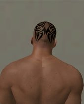 Franklin Player Face Tattoo V2