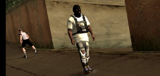 Ripped Black Pants For Player Franklin 1.0