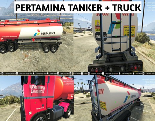 Indonesia Pertamina Gas Fuel Tank Trailer + Truck