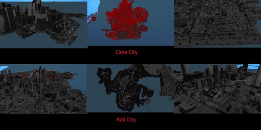 Rail Den City Beta 5 + Cake City [Double Huge Map Bunble + Train.node on Both] FLA