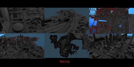 Rail Den City Beta 5 [Huge Map + Train.node] FLA 