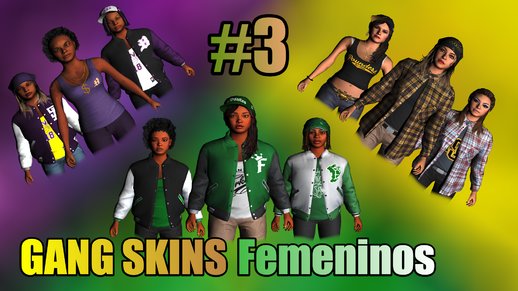 Gang Skins #3 (Femeninos)  from GTA 5 for SA