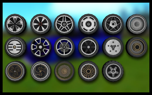 LowPoly Wheel Pack