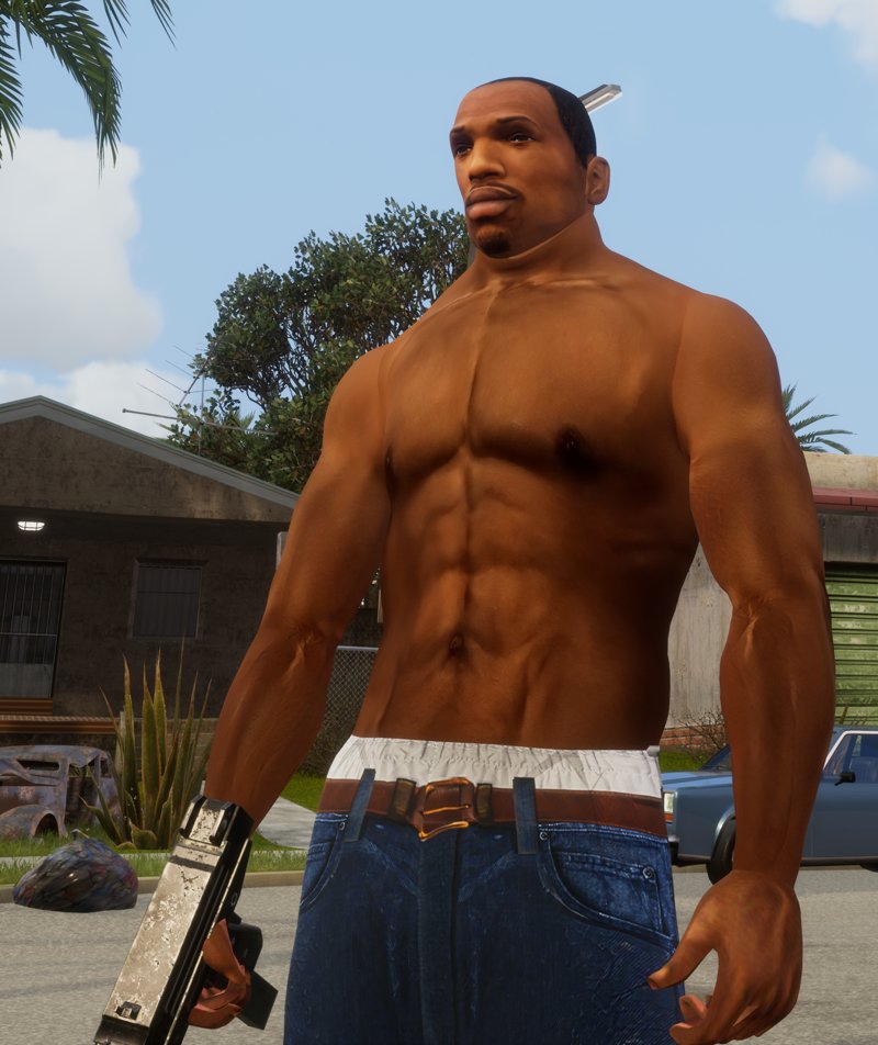 GTA San Andreas - Definitive Edition Classic CJ DE Mod - GTAinside.com