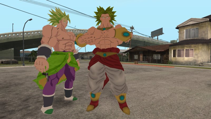 Dragon Ball Xenoverse Broly SSJ5 for GTA San Andreas