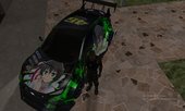 Honda Civic Type-R with Yuu Takasaki (Love Live!) Paintjob