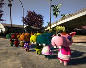 Animal Crossing Hippo Skin Pack