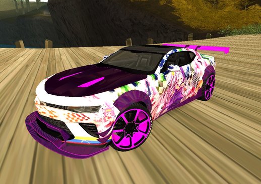 Chevrolet Camaro 2017 Shiro - No Game No Life - GTA SA MODs PC