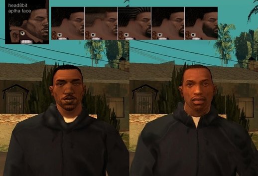 Pre-Alpha CJ Face with BETA Clothing