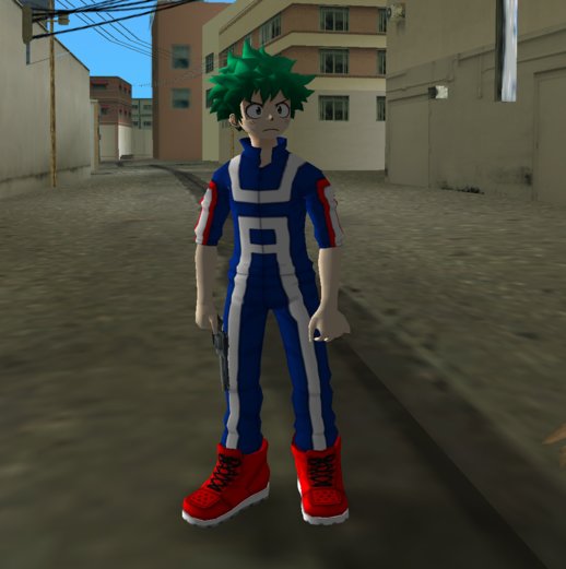 Izuku Midoriya (Gym Outfit) MHA Battle for All