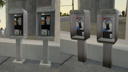 HD Phonebooth1 And CJ Phone Kiosk