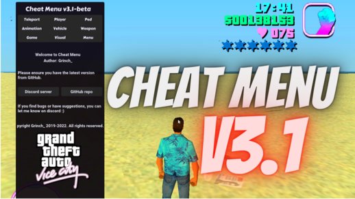 Cheat Menu v3.1