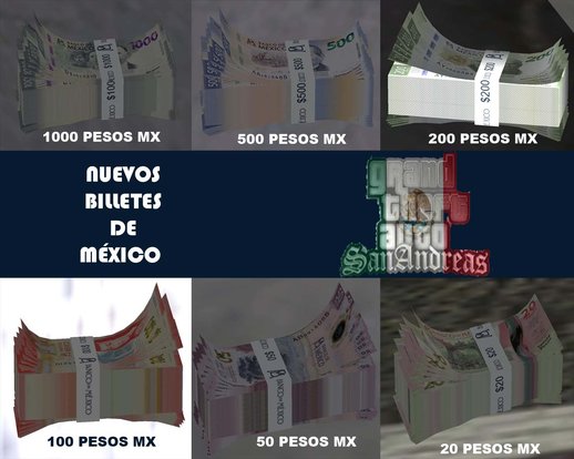 Billetes Nuevos de México