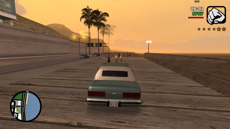 Mobile HUD for SA Definitive Edition for GTA San Andreas