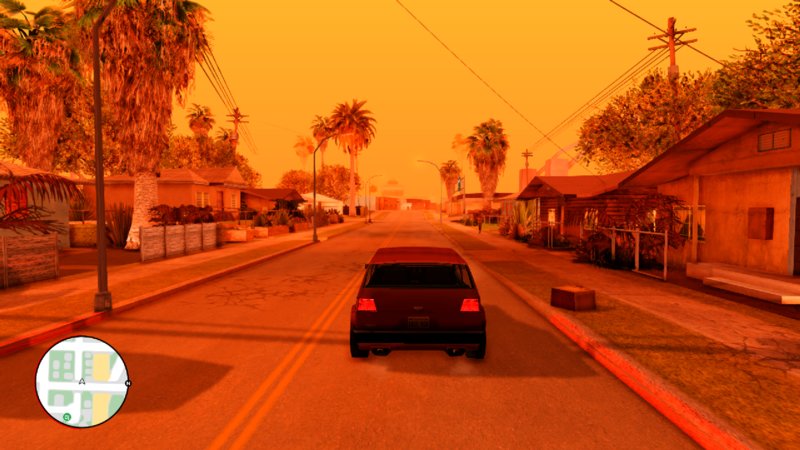 GTA San Andreas - PS2 Atmosphere RenderHook and Retexture Mods - BiliBili