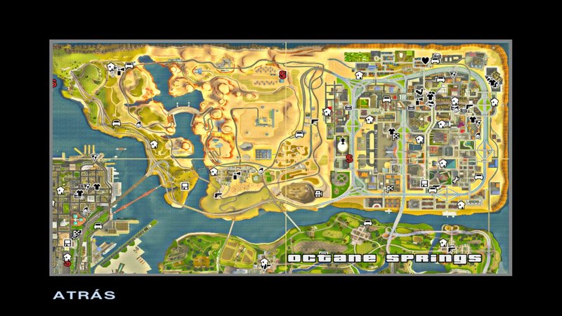 GTA V San Andreas map Interface image - ModDB