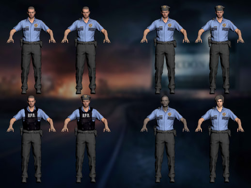 RPD Officers Skin Pack - Resident Evil Remake