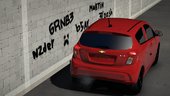 Chevrolet Spark LS 2021 [ Replace - Unlock ] Hubcaps + Iron Rims 3d