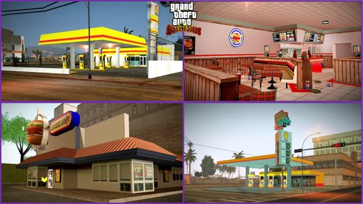 New Gas Stations and Burger Shops 