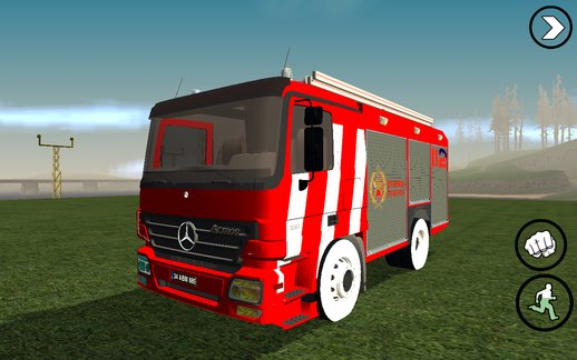 Mercedes-Benz Actros İstanbul İtfaiye 