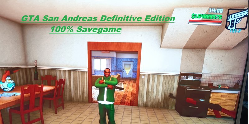 GTA San Andreas 100% Savegame PS4 Mod 