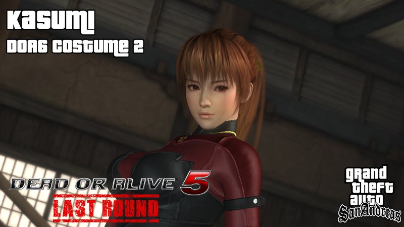 Grand Theft Auto: San Andreas Kasumi from Dead or Alive Mod