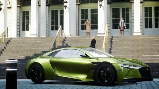 2016 DS Automobiles E-Tense Concept [Moving Steering Wheel]