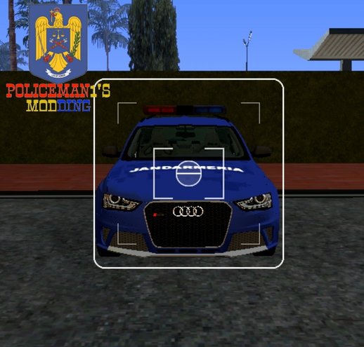 Audi RS6 Jandarmeria New Design (PC AND MOBILE)