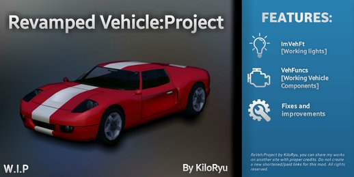 Revamped Vehicle Project (Beta)