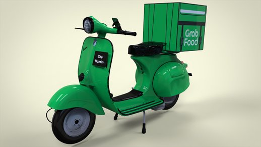 Vespa GrabFood Style