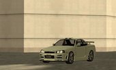 Nissan Skyline GT-R R34 V-Spec II, Tunable (Low Poly)