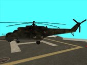Mi-35 Hind (with Woodland camouflage) from Battlefield 2 Special Forces