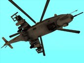 Mi-35 Hind (with Desert camouflage) from Battlefield 2: Special Forces