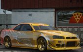 Nissan GTR R34 Sunline Racing